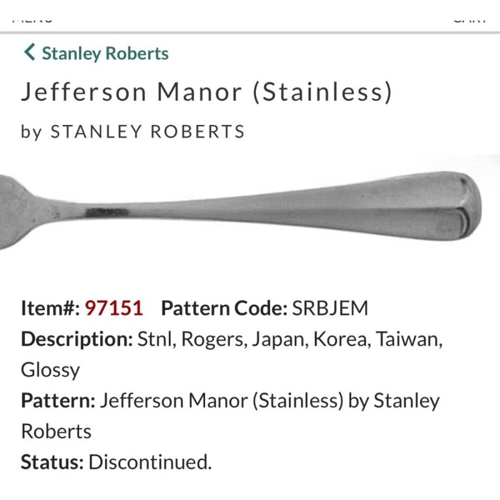 Stanley Roberts Jefferson Manor Stainless Steel Dinner Forks - Set Of 4 Korea